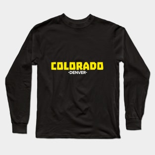 COLORADO denver t-shirt classic Long Sleeve T-Shirt